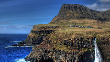 Coastal landscapes, Dramatic cliffs, Landmark views, Serene sea HD wallpaper