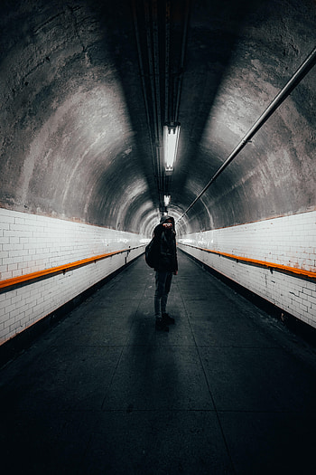 Miscellanea, Miscellaneous, Human, Person, Loneliness, grapher, Camera, Tunnel HD phone wallpaper
