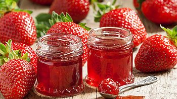 Jam, Strawberry jam , Fruitful indulgence, Homemade goodness HD wallpaper