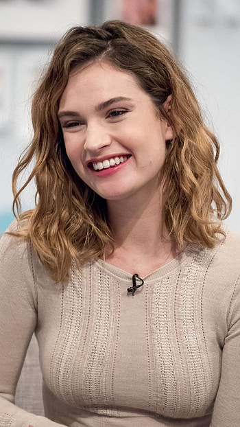Lily James, Actress, Lily James Actress HD phone wallpaper