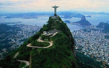 Corcovado Mountain, Brazil HD wallpaper