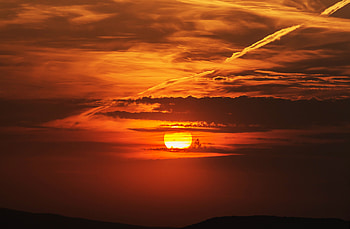 Sunset In Clouds , sunset, clouds, nature, sky HD wallpaper