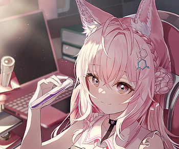 Hakui Koyori, hololive, Hakui Koyori, Anime, Virtual Youtuber HD wallpaper