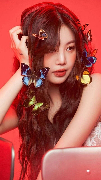 (G)I-DLE Soojin, I burn, Hwaa HD phone wallpaper