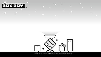 BOXBOY! Minimal Sky | Starscape | Cubic Trio Horizon HD wallpaper