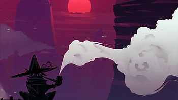 Smoking A Pipe , smoking, artist, artwork, digital-art, deviantart HD wallpaper