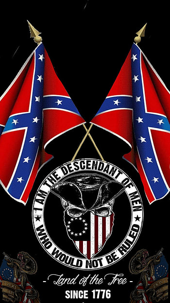 Land of the rebel, usa, flag, pride HD phone wallpaper
