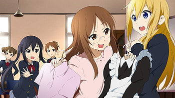 K-On!, Yui Hirasawa, Jun Suzuki, Sawako Yamanaka HD wallpaper