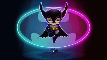 Junior Batman, batman, superheroes, artist, artwork, digital-art, behance HD wallpaper
