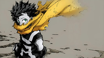My Hero Academia Quad — Deku's Resolute Gaze, My Hero Academia HD wallpaper
