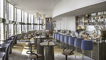 panoramic view, paris, windo bar HD wallpaper