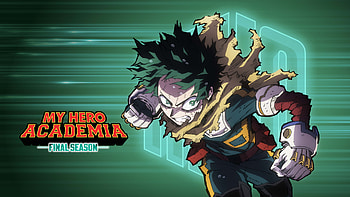 My Hero Academia — Deku Rush (Final Season), Izuku Midoriya, Green Anime HD wallpaper