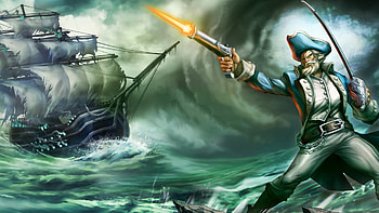 Gangplank, Legendary skins, Unique style, Gaming customization HD wallpaper
