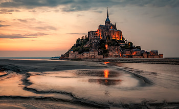 Mont-Saint-Michel, Saint, Castle, Michel, Mont HD wallpaper