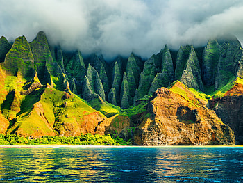 Na Pali Coast State Park, Kauai HD wallpaper