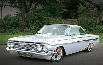 1961-Chevy-Impala, Bowtie, Silver, Classic, GM HD wallpaper