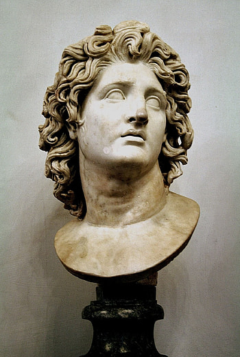 Alexander the Great, Helios marble, Roman copy, Alexander the Great statue HD phone wallpaper