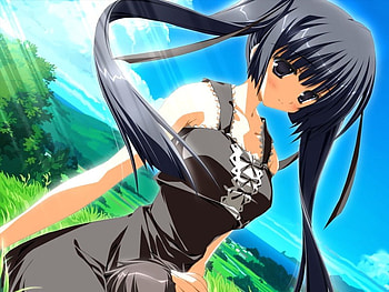 Beauty in black, black, cool, girl, meditation, beauty HD wallpaper