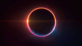 Eclipse Circle Space Ai, eclipse, circle, space, ai, artwork, art, digital-art, artist HD wallpaper