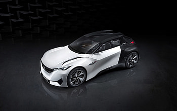 Peugeot, Cars, View From Above, Fractal, Concept HD wallpaper