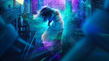 Lean Into The Light, artist, artwork, digital-art HD wallpaper