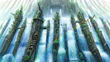 Building, Fantasy HD wallpaper