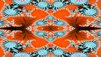 Trippy Fractal Art, trippy, psychedelic, aesthetic, Abstract, fractal HD wallpaper