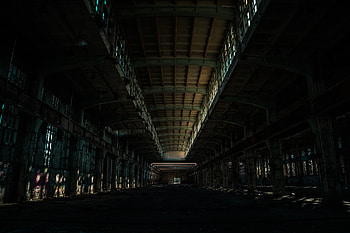 Dark, Corridor, Room, Premises, Shadows HD wallpaper