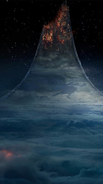 Halo, Ring Planet HD phone wallpaper