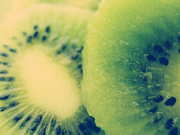 Kiwi, Macro, Fruit, Slice, Section, Bones HD wallpaper