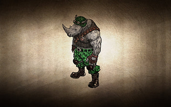 rhinoceros clothing grenade dusky background tmnt teenage mutant ninja turtles rocksteady HD wallpaper