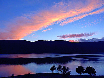 Colors of Nature, hills, , colors, beautiful, nature, lake HD wallpaper