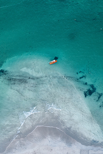 Water, View From Above, Miscellanea, Miscellaneous, Ocean, Boat, Sailboat, Sailfish HD phone wallpaper