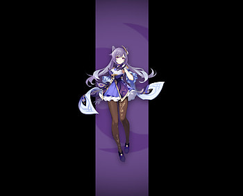 keqing genshin, electro HD wallpaper