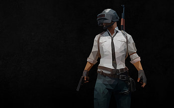 PlayerUnknowns Battlegrounds, , creative, low poly art, online games, Pubg HD wallpaper