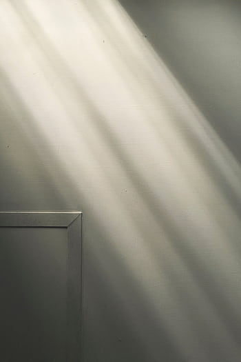 A minimalist wall featuring natural light casting soft shadows, creating a serene ambiance. HD phone wallpaper