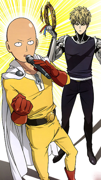 Genos, Saitama, Anime character, Mobile backgrounds HD phone wallpaper
