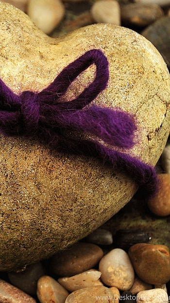 Best Love, Stone, Heart shape HD phone wallpaper