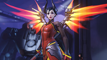 Mercy Devil Overwatch, mercy-overwatch, overwatch, games, xbox-games, ps-games, pc-games HD wallpaper