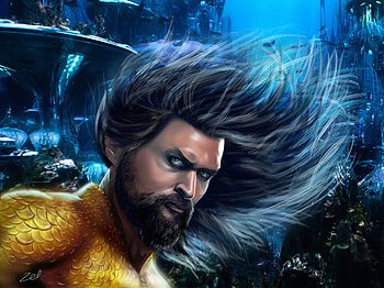 Aquaman Artwork, aquaman, superheroes, artwork, digital-art HD wallpaper
