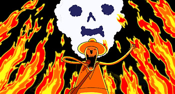 Adventure Time — Flaming Death, TV Show, Adventure Time, death HD wallpaper
