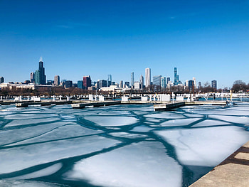 Cities, Ice, Architecture, City, Building, Skyscrapers, Frozen HD wallpaper