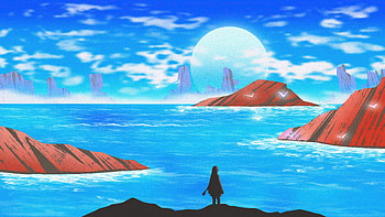Moonlight And Mountains, artist, artwork, digital-art, deviantart HD wallpaper