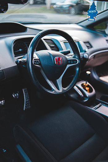Honda, Cars, Car, Steering Wheel, Rudder, Salon HD phone wallpaper