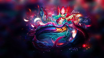 Nami League Of Legends, nami-league-of-legends, league-of-legends, games, artwork, artist, digital-art HD wallpaper