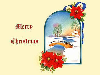Christmas card, digital, holiday, art, christmas, card HD wallpaper