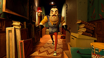 Hello Neighbor 2, Eerie guest studios, Spine-chilling atmosphere, Heart-pounding encounters HD wallpaper