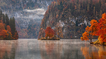 Königssee, Berchtesgadener, Bavaria, Germany, nature, lake HD wallpaper