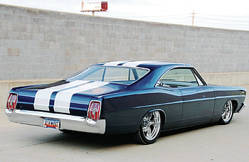 1967-Ford-Galaxie-500, White Stripes, 67, Dk Blue, Ford HD wallpaper