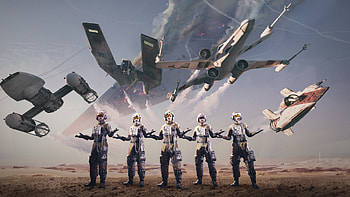 Operation Ace, X-Wing, Y-wing, video game, Star Wars: Squadrons HD wallpaper